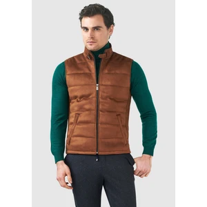 Pierre Cardin Erkek Suni Deri Yelek