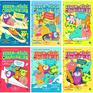 Kerem ile Minik Canavarlar Serisi 6 Kitaplık Set - Zanna Davidson