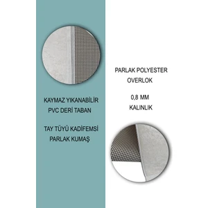Napoli Home Dijital Baskılı Kaymaz Taban Yıkanabilir Modern Salon Halısı Mutfak Halısı ve Yolluk NH-HT-1179