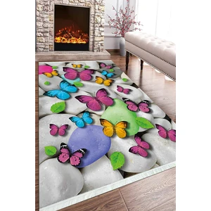 Napoli Home Dijital Baskılı Kaymaz Taban Yıkanabilir Modern Salon Halısı Mutfak Halısı ve Yolluk NH-HT-1179