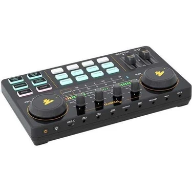 DJ機材 maonoCASTER AU-AM200 S1 Amazon | MAONO オーディオミキサー オーディオインターフェース Mixer