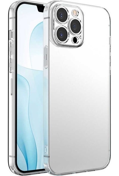Kvy Iphone 13 Pro Max Kamera Korumalı Süper Silikon Kılıf Kırılmaz Ekran Koruyucu