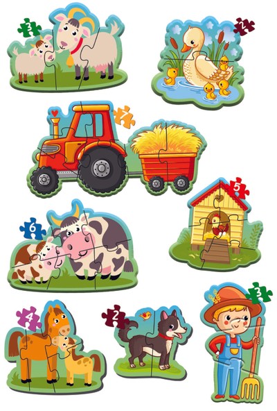 Diytoy Baby Puzzle Çiftlik Hayvanları