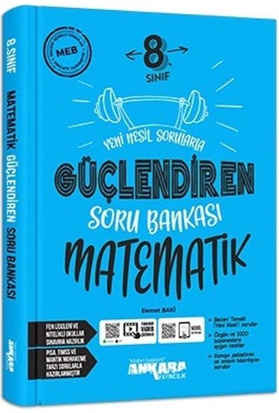 Kişisel Yayınlar 8. Sınıf Güçlendiren Matematik Yeni Nesil Sorularla S B / Ankara