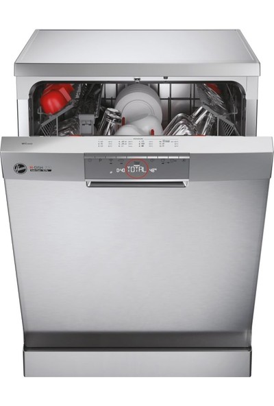 Hoover HF 6C2S0FS-17 12 Programlı Wi-Fi + Bluetooth Bağlantılı Bulaşık Makinesi