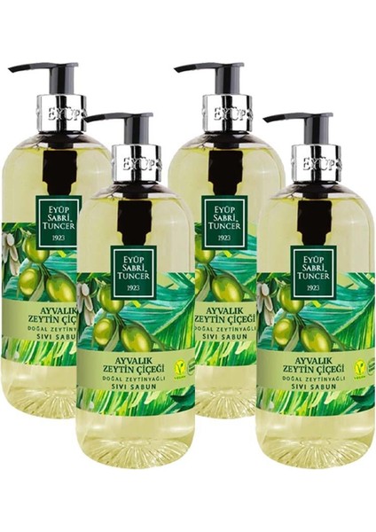 Ayvalık Zeytin Çiçeği Sıvı Sabun 500 ml x 4