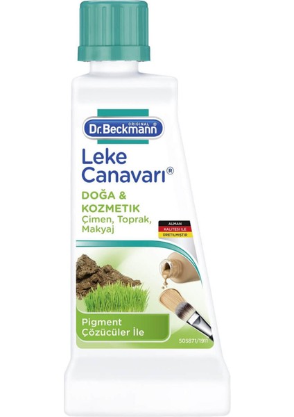 Dr. Beckmann Leke Canavarı Boya ve Çimen 50 ml