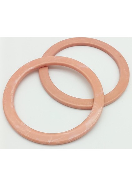 13CM Yuvarlak Akrilik Pudra Renk Mermer Desen Çanta Sapı fiyatları