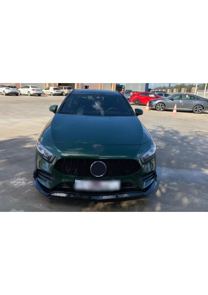 Mercedes W177 A Serisi Ön Lip Piano Black Parlak Siyah Amg Donanım Için