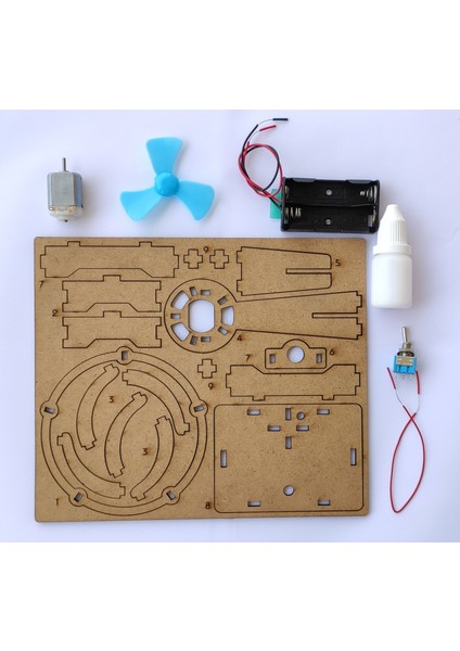 Robotik Şeyler Kendin Yap Vantilatör Eğitici Stem Seti