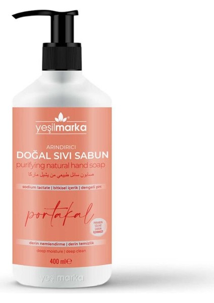 Doğal Sıvı Sabun Portakal 400ML