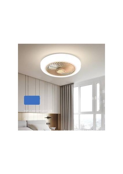 Fanlı Ev Tavan Lambası, Ultra-Ince Fan Lambası, Nordic Modern Basit Lamba, 220 V 2.4g Promise (Yurt Dışından)