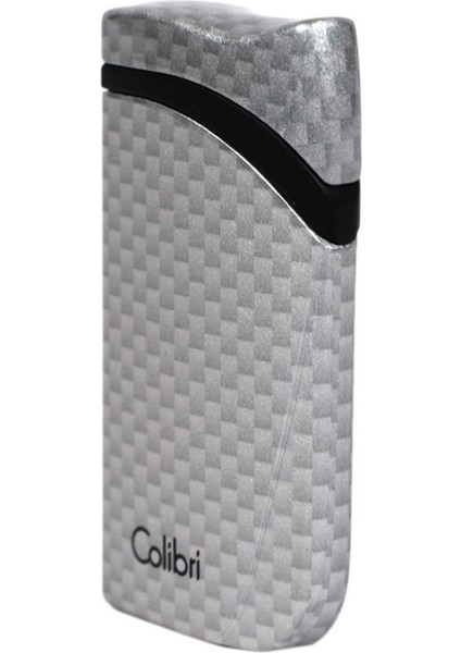 Falcon Karbon Desenli Gümüş Puro Çakmağı