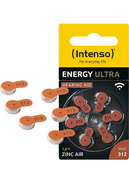 Energy Ultra Hearing Aid A312 6 Adet