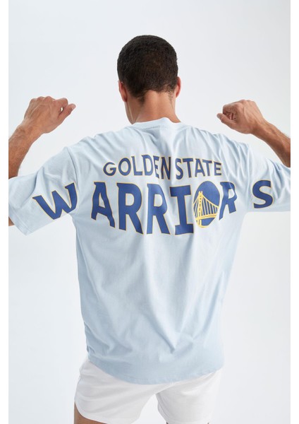 Fit NBA Golden State Warriors Boxy Fit %100 Pamuk Tişört Y3000AZ22HS fırsatları
