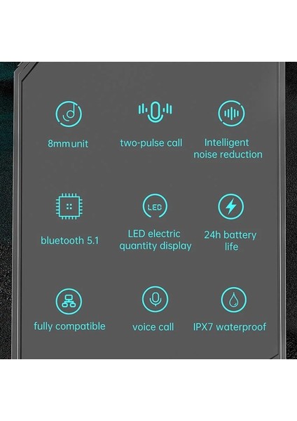 Oyun Dokunmatik Tws Bluetooth Kulaklık (Yurt Dışından)