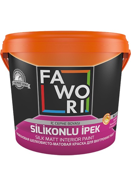 Silikonlu Ipek Iç Cephe Boyası 7.5lt Ekru