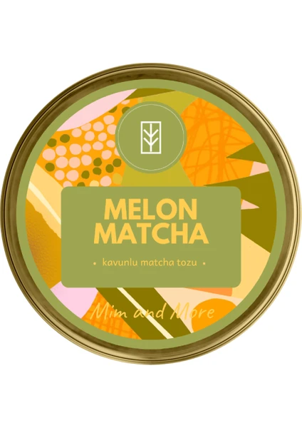 Mim and More Melon Matcha - Kavun Aromalı Matcha, 25 Gr