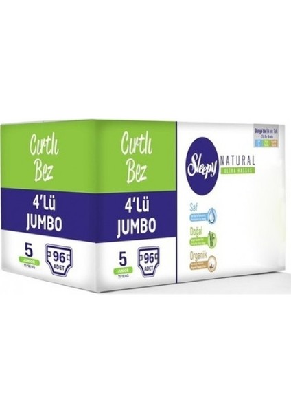 Bebek Bezi 5 Numara Jumbo 96'lı
