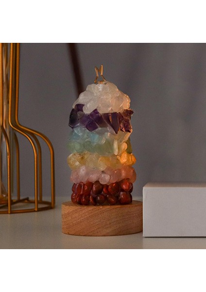 Sanat Kristal Parçaları Gece Işık LED Lamba (Yurt Dışından)
