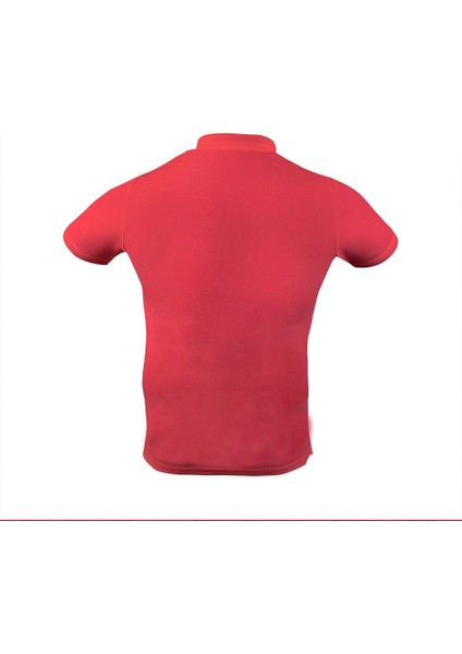 Kurtka Polo Yaka Kırmızı T-Shirt L fiyatları