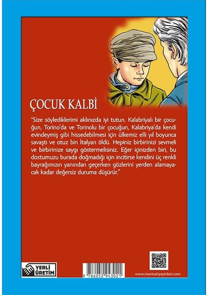 Çocuk Kalbi - Edmondo De Amicis - Maviçatı (Çocuk Klasikleri)