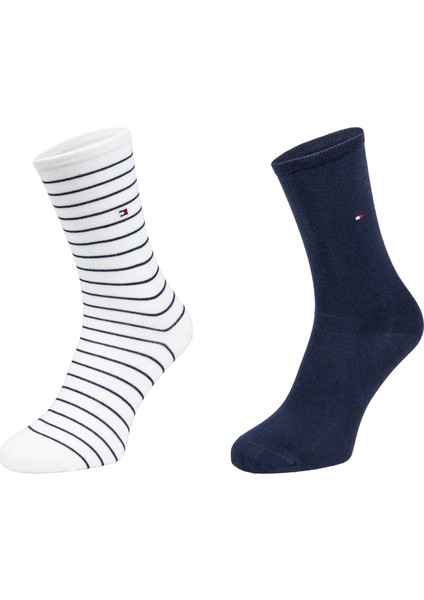 Tommy Hılfıger Kadın 2 Li Çorap 100001494-002