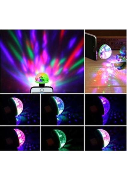 Araç Içi Sese Duyarlı Mini Disko Topu LED Usb'li -Telefon Uyumlu fırsatları