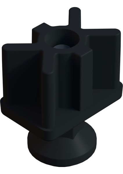 Ayarlı Vidalı Plastik Profil Rotil Ayak 40X60