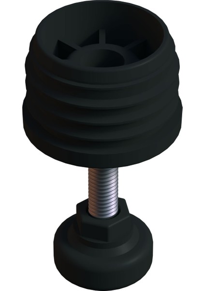 Ayarlı Vidalı Plastik Profil Rotil Ayak 51 mm