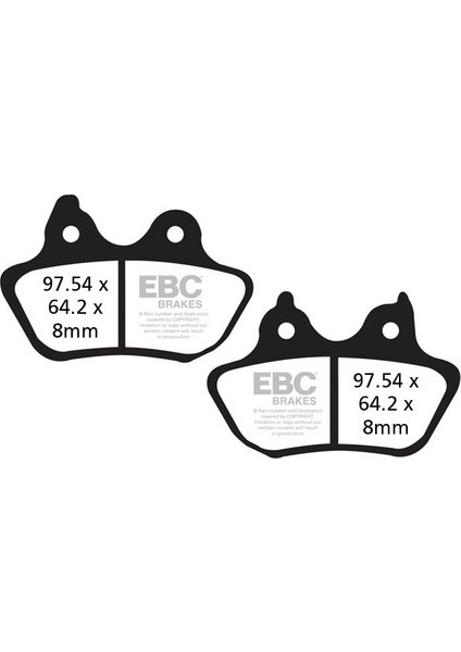 Hd Fxst Softail,Flstf/Flstfi Fat Boy 06-07 Sınter Arka Balata *