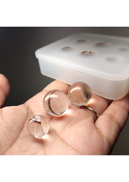 10 Adet - Yuvarlak Boncuk Tesbih Reçine Silikon Kalıbı -16 mm 249 fiyatları