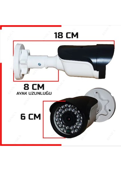 Clk C-270 2mp Full Hd 18SMT LED Gece Görüşlü Bullet Kamera