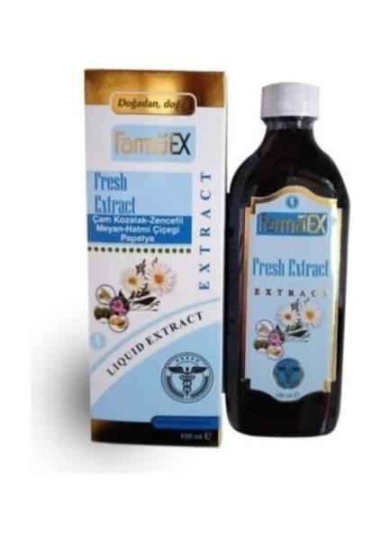 Fresh Extract Çam Kozalak Zencefil Meyan Hatmi Çiçeği Papatya Sıvı Ekstrakt 150 ml