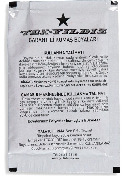Kumaş Boyası