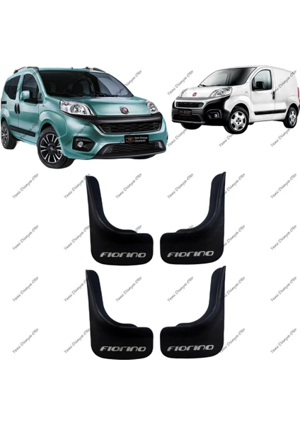 Fiat Fiorino Uyumlu 4'lü Ön Arka Paçalık Çamurluk Tozluk U1FIOX002