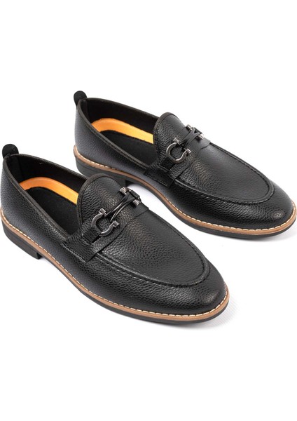 Erkek Rok Loafer Yumuşak Ayakkabı ROK.230 Siyah