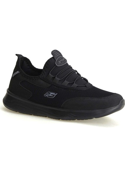 Unisex Anatomik Konforlu Yürüyüş Spor Sneaker Ayakkabı Siyah