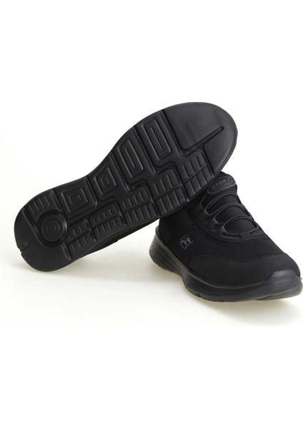 Unisex Anatomik Konforlu Yürüyüş Spor Sneaker Ayakkabı Siyah