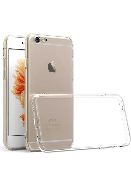 Iphone 6 Kamera Korumalı Süper Silikon Kılıf