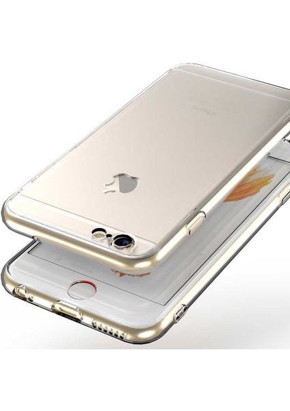 Iphone 6 Kamera Korumalı Süper Silikon Kılıf