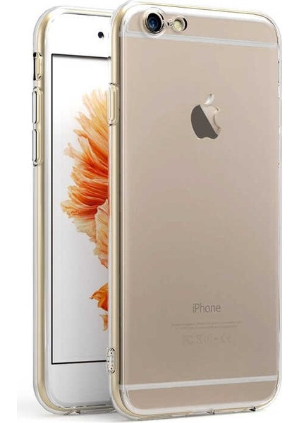 Iphone 6 Kamera Korumalı Süper Silikon Kılıf