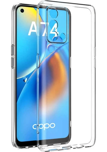 Oppo A74 Kamera Korumalı Süper Silikon Kılıf