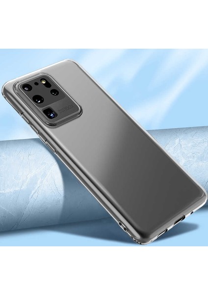 Samsung Galaxy S20 Ultra Kamera Korumalı Süper Silikon Kılıf