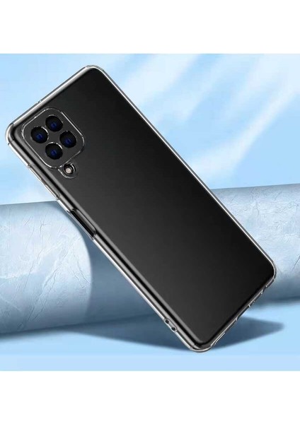 Samsung Galaxy A22 Kamera Korumalı Süper Silikon Kılıf