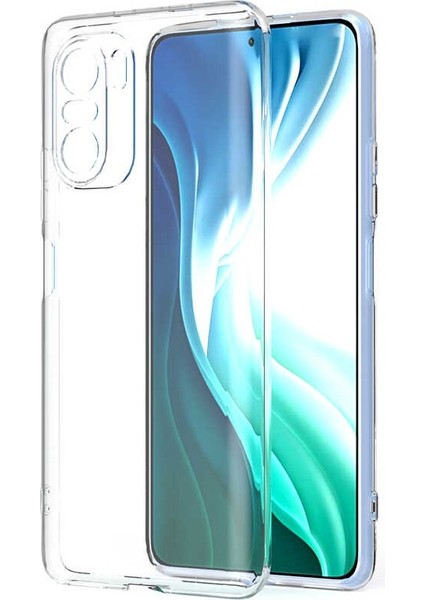 Xiaomi Redmi K40 Kamera Korumalı Süper Silikon Kılıf