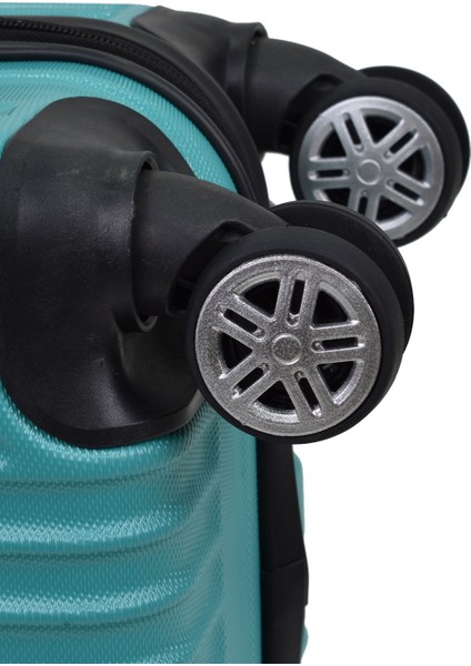 2'li Valiz Seti Büyük Boy - Kabin Boy Turkuaz 1020 indirimleri