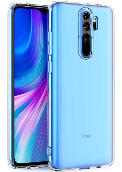 Xiaomi Redmi Note 8 Pro Kamera Korumalı Süper Silikon Kılıf Ekran Koruyucu