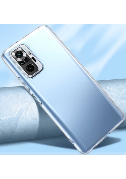 Xiaomi Redmi Note 10 Pro Kamera Korumalı Süper Silikon Kılıf Kırılmaz Ekran Koruyucu