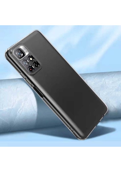 Xiaomi Redmi Note 11T 5g Kamera Korumalı Süper Silikon Kılıf Ekran Koruyucu